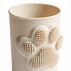 pawjoy Rubber Pet Paw Cleaning Cup with Soft Bristles