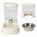 pawjoy Gravity Waterer for Pets, 2.5 Gallon, Made in USA