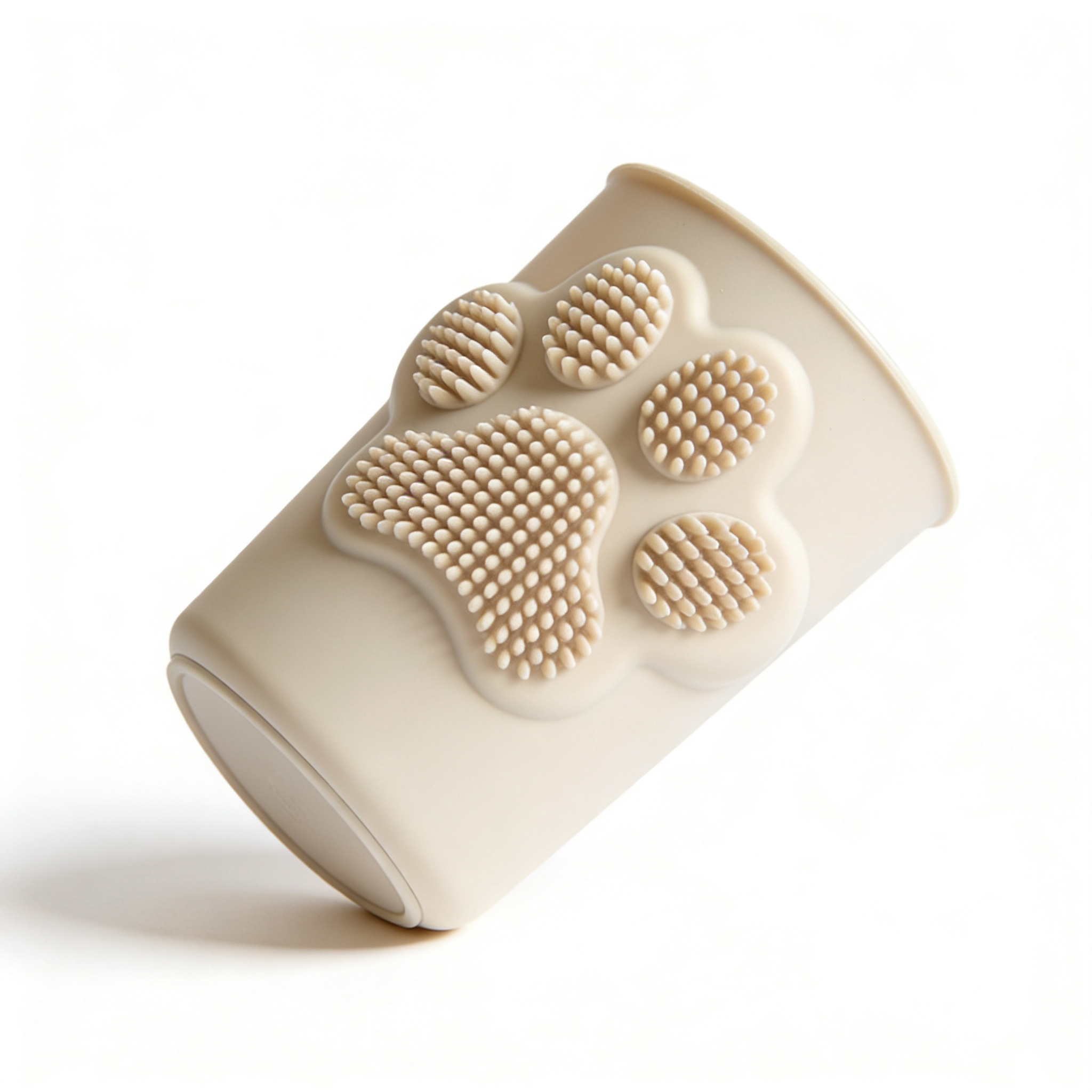 pawjoy Rubber Pet Paw Cleaning Cup with Soft Bristles