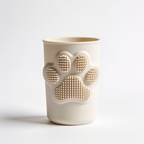 pawjoy Rubber Pet Paw Cleaning Cup with Soft Bristles