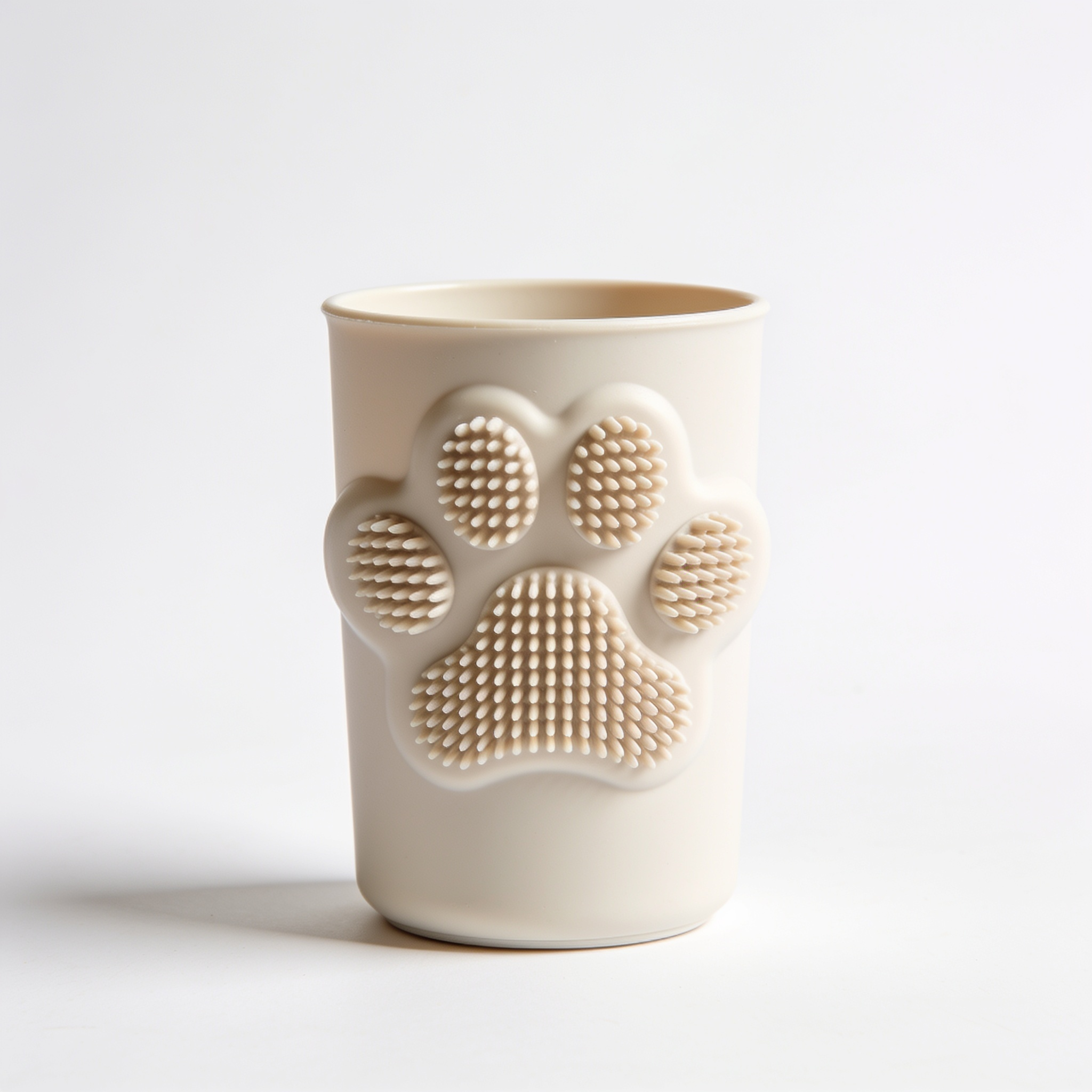 pawjoy Rubber Pet Paw Cleaning Cup with Soft Bristles